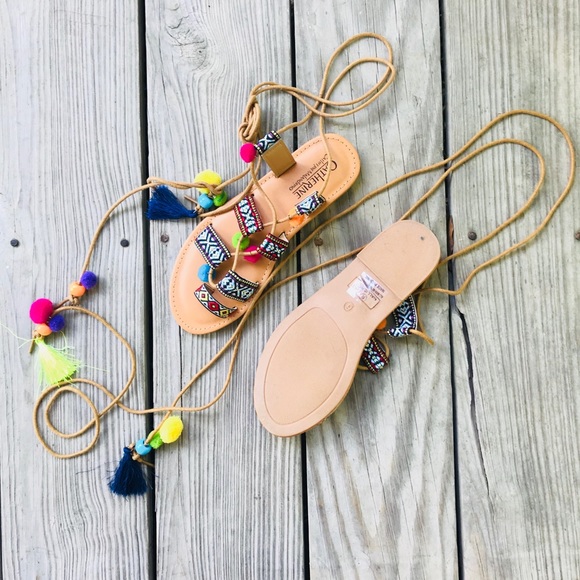 New Pom Pom Sandals by Catherine Malandrino - Picture 6 of 7